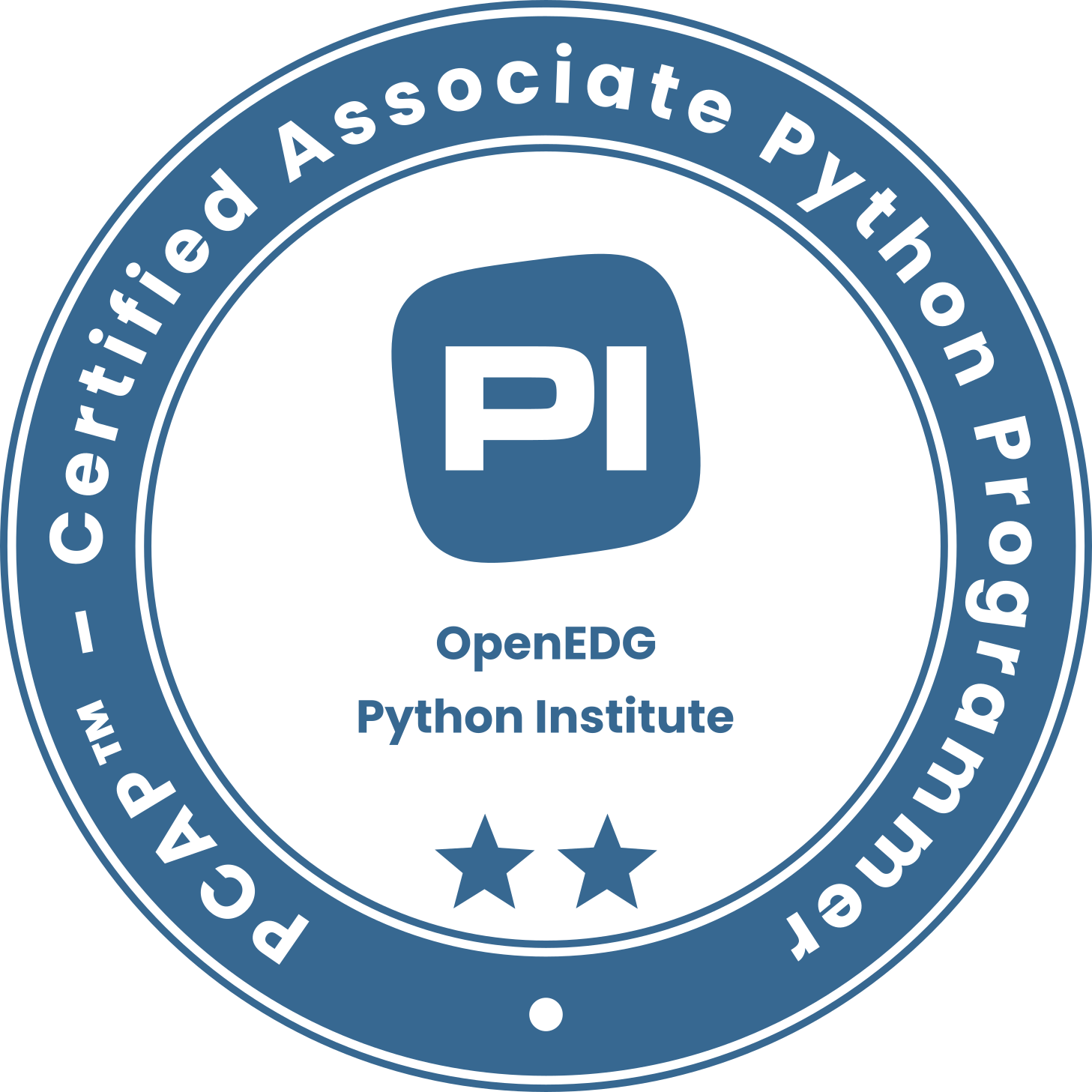 PCAP™ – Certified Associate in Python Programming