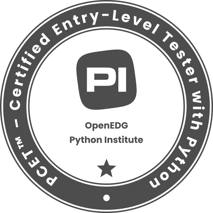 PCET™ – Certified Entry-Level Tester with Python