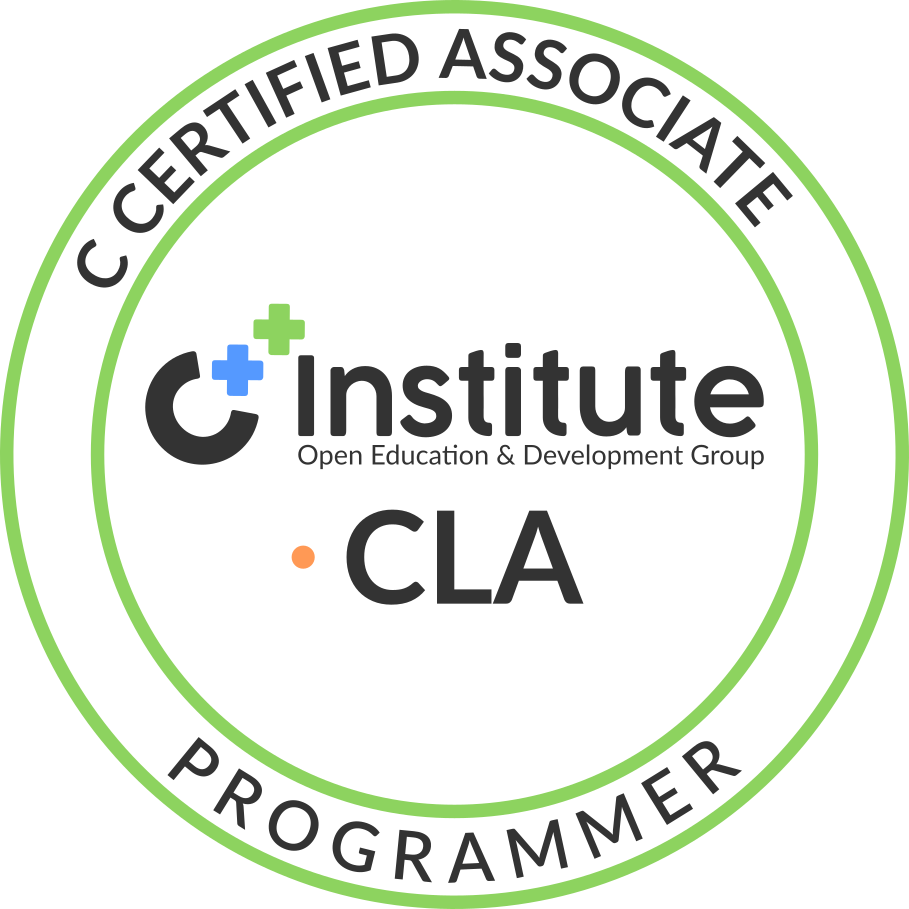 CLA™ – C Certified Associate Programmer