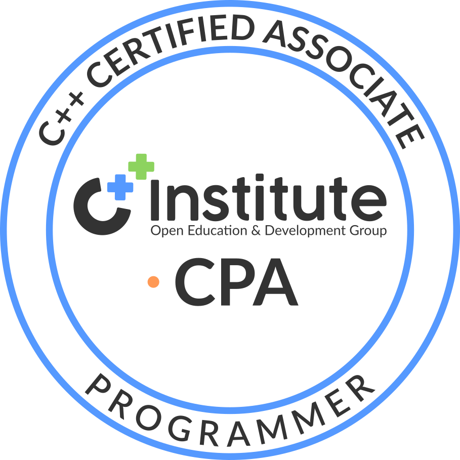 CPA™ – C++ Certified Associate Programmer