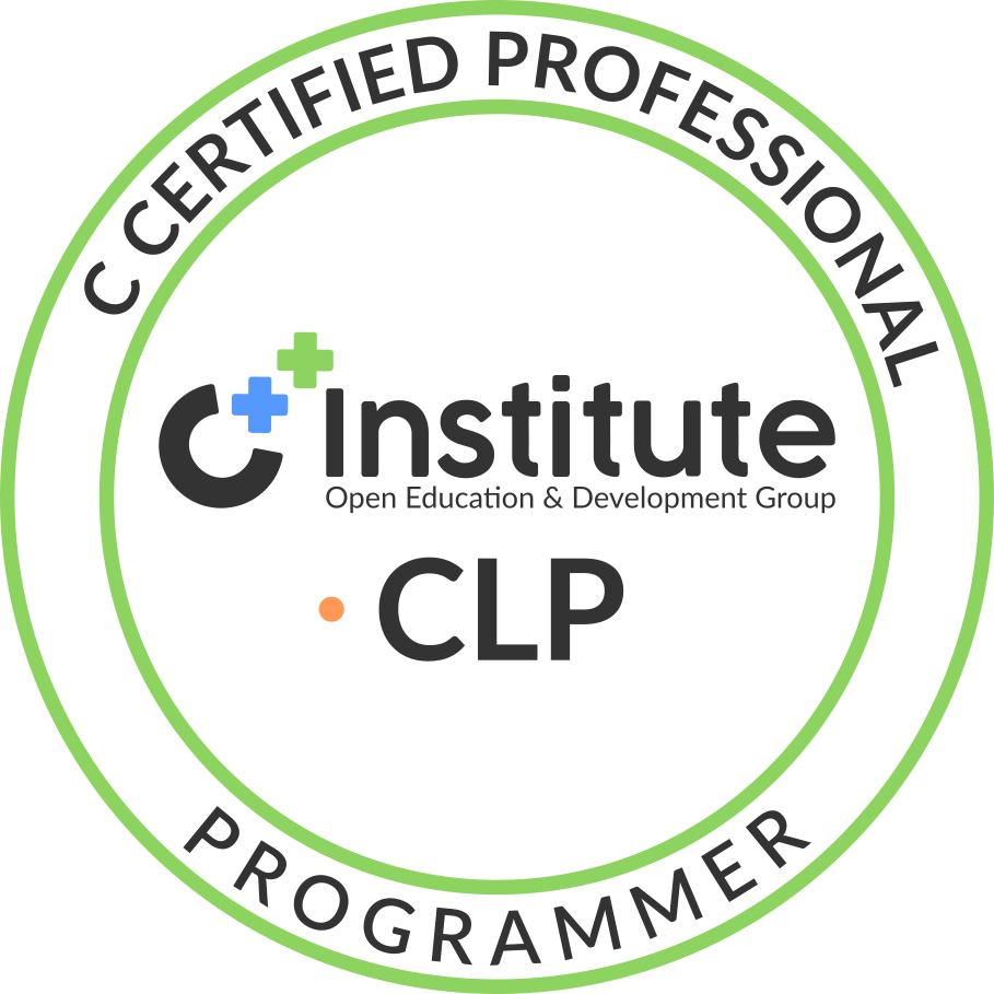 CLP™ – C Certified Professional Programmer