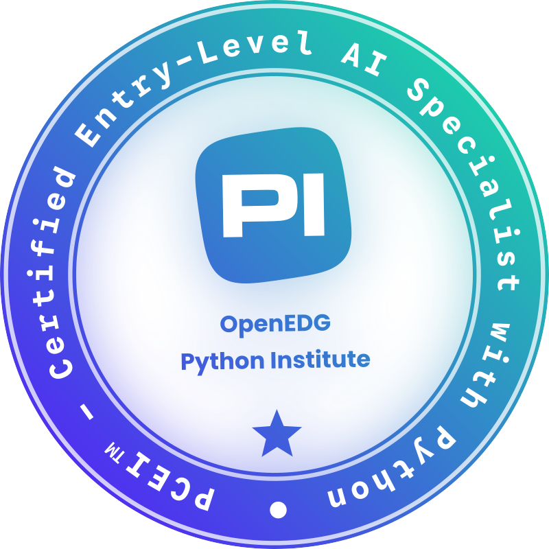 PCEI™ – Certified Entry-Level AI Specialist with Python