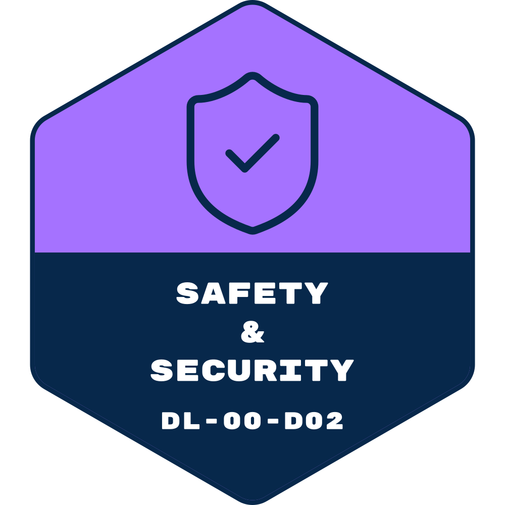 DL-00-D02 Safety & Security Microcredential